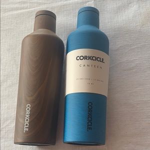 Corkcicle canteen 16oz stainless steel new set
